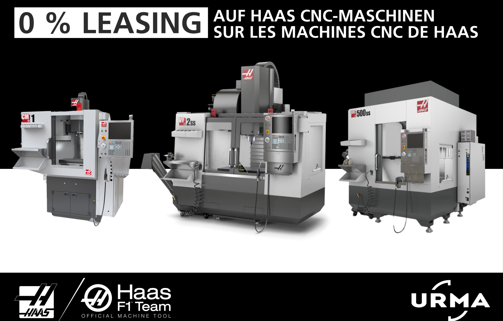 URMA Machines Promotion - HAAS - Leasing - 0%